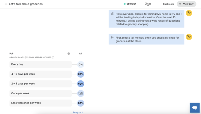 Observing a Conversation 1